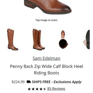 COPY - SAM EDELMAN Penny Ridding Boots